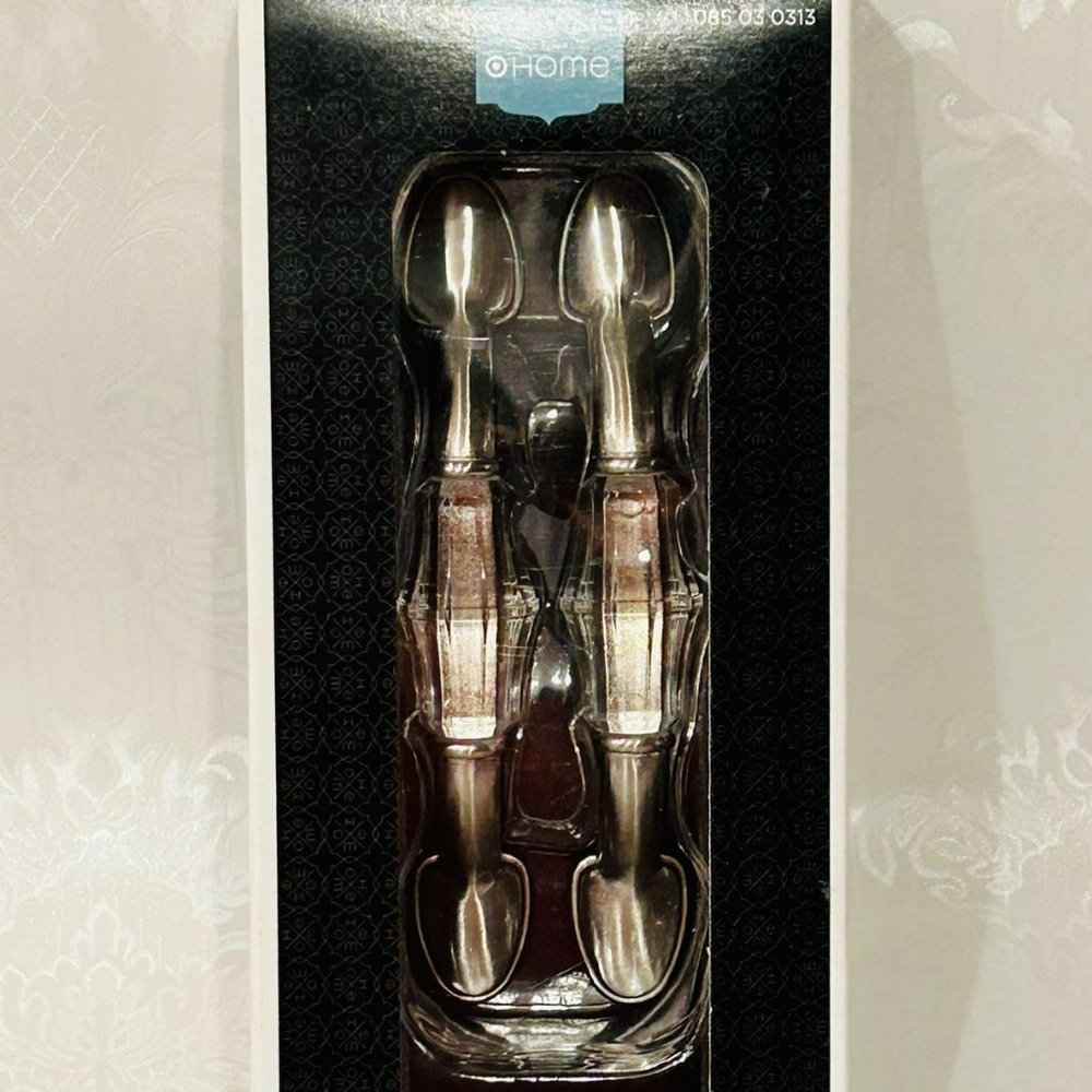 Home Satin Nickel Finish and Clear Acrylic Hardware Included - Two Pulls